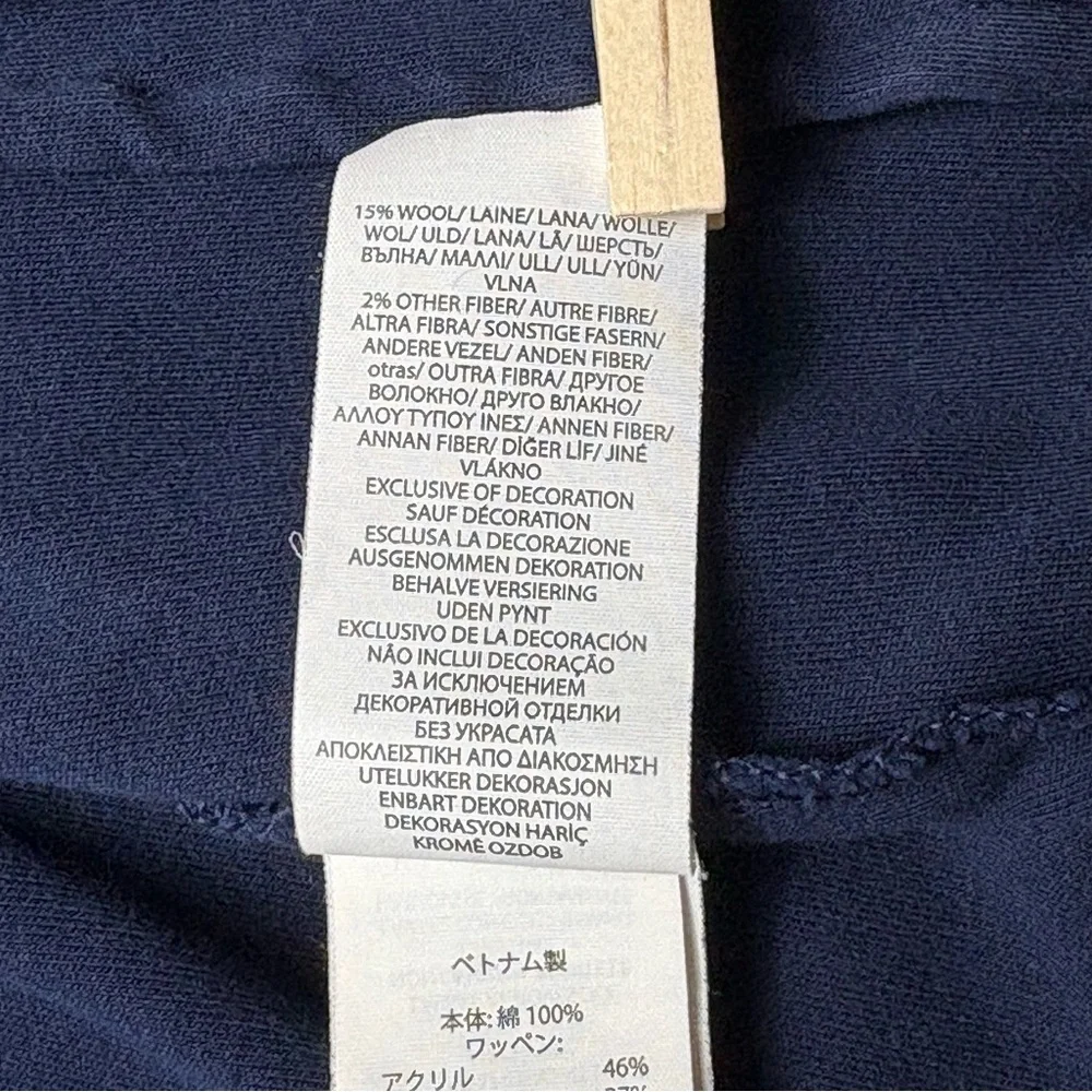 Polo Ralph Lauren P-Wing Patch Letterman Navy Blue Varsity Track Jacket M *READ - Picture 9 of 11